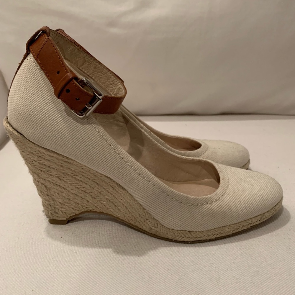 Michael Kors cream wedges, 8.5